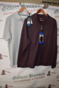 *Jack Wills Grey Polo Shirt Size: L, and a Kirkland Men’s Quarter Zip Pullover Size: L
