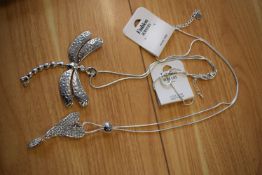 *Two Packs of Long Necklaces in Silver