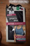 *Puma Performance Sports Bras 2pk Size: XL