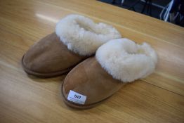 *Women’s Shearling Slippers Size: 7