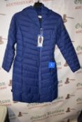 *Women’s Royal Blue Padded Winter Coat Size: L