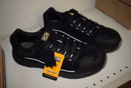 JCB Trekker Black Suede Leather Shoes Size: 11