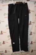 *BC Clothing Black Lined Stretch Cargo Trousers Size: Mx34
