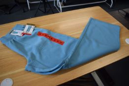 *Mondetta Turquoise Active Ribbed Wide Leg Trousers Size: M