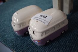 *Set of VW Camper Salt & Pepper Pots