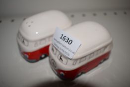 *Set of VW Camper Salt & Pepper Pots