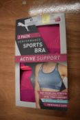 *Puma Performance Sports Bras 2pk Size: S