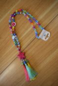 *Long Line Necklace in Multi