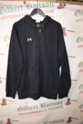 *Under Armour Black Full Zip Hoodie Size: XL