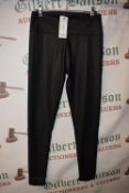 *You & Me Black Leather Look Leggings Size: T40