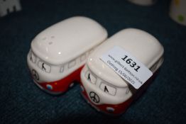 *Set of VW Camper Salt & Pepper Pots