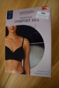 *Midnight Wire-Free Comfort Bra 2pk Size: M