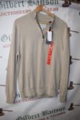 *Jack Wills Gream Zipped Top Pullover Size: M