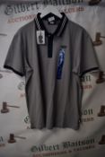 *DKNY Grey Polo Shirt Size: L