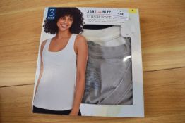 *Jane & Bleeker Supersoft Tank Top 3pk Size: S