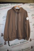 Canda Goose 7403M1 Brown Hoodie Size: L