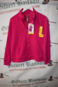 *Mondetta Women’s Cerise Ultrasoft Full Zip Jacket Size: S