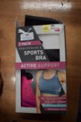 *Puma Performance Sports Bras 2pk Size: S
