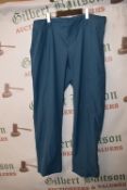 *Kirkland Blue Cotton Cargo Trousers Size: 8