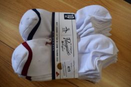 *Penguin Organic Cotton Trainer Socks 10pk