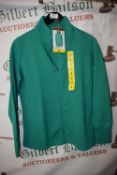 *Mondetta Women’s Green Active Ribbed Full Zip Top Size: S