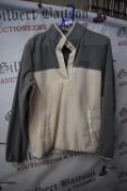 *Columbia Grey & Cream Half Button Fleece