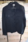 H&M Black Regular Fit Overshirt Size: L