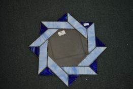 Leaded Coloured Glass Mirror