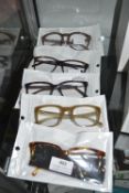 Five Designer Spectacle Frames Including Carrera