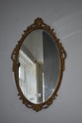 Decorative Gilt Framed Bevelled Edge Mirror