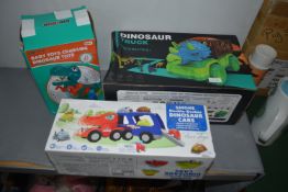 Three Dinosaur Toys
