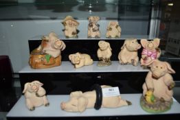 Assorted Piggin Ornaments