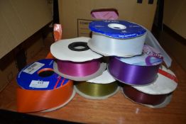 *Six 100 Yard Spools of 2” Wide Ribbon
