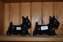 Pair of Scottie Dog Figures