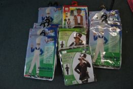 *Twelve Boy’s Fancy Dress Costumes Including Mad Hatter, Gnome, etc.