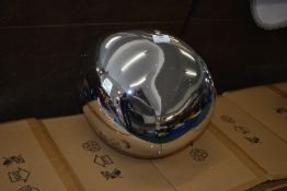 Two iLite Pendant Lamps in Silver Finish 36cm