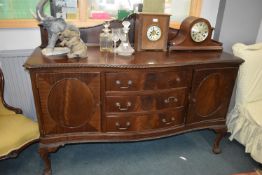 Edwardian Mahogany Bow Front Sideboard