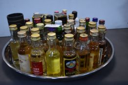 Quantity of Alcohol Miniatures Including Whiskeys, etc.
