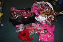 *Hen Party Novelties Including Confetti, Fun Glasses, etc.