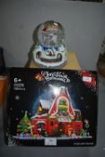 Christmas Carnival Building Block Set, and a Musical Snow Globe