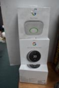 *Two Google Nest Learning Thermostats, and a Carbon Monoxide Alarm