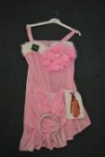 *Pink Bunny Girl Christmas Costume