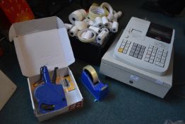 *Olivetti ECR7190 Electronic Cash Register, plus Till Rolls, and Stationery Items