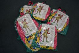 *Seven Girl’s Clown Fancy Dress Costumes