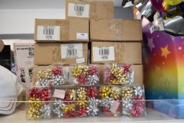 *Nine Boxes of Small Gift Bows