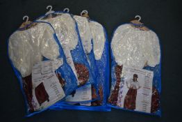 *Six Women’s Chinese Fancy Dress Costumes