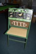 Vintage Child’s Desk Including Scrolling Alphabet