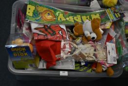 *Party Novelties, Drinking Games, Sashes, Soft Toys, etc.