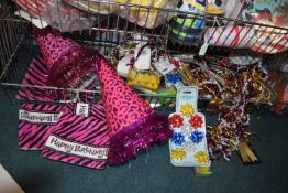 *Assorted Party Hats and Novelties