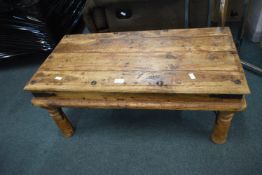 Eastern Style Hardwood Coffee Table
